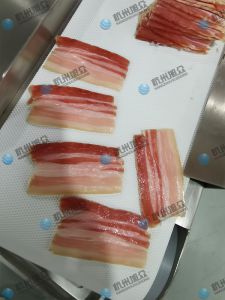 多功能熟肉切片機(jī)，切2mml臘肉片片厚薄均勻效果贊!